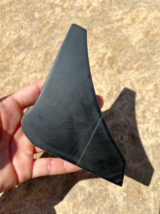 Australian Black Jade Slab 184g - Purple Door Alchemy