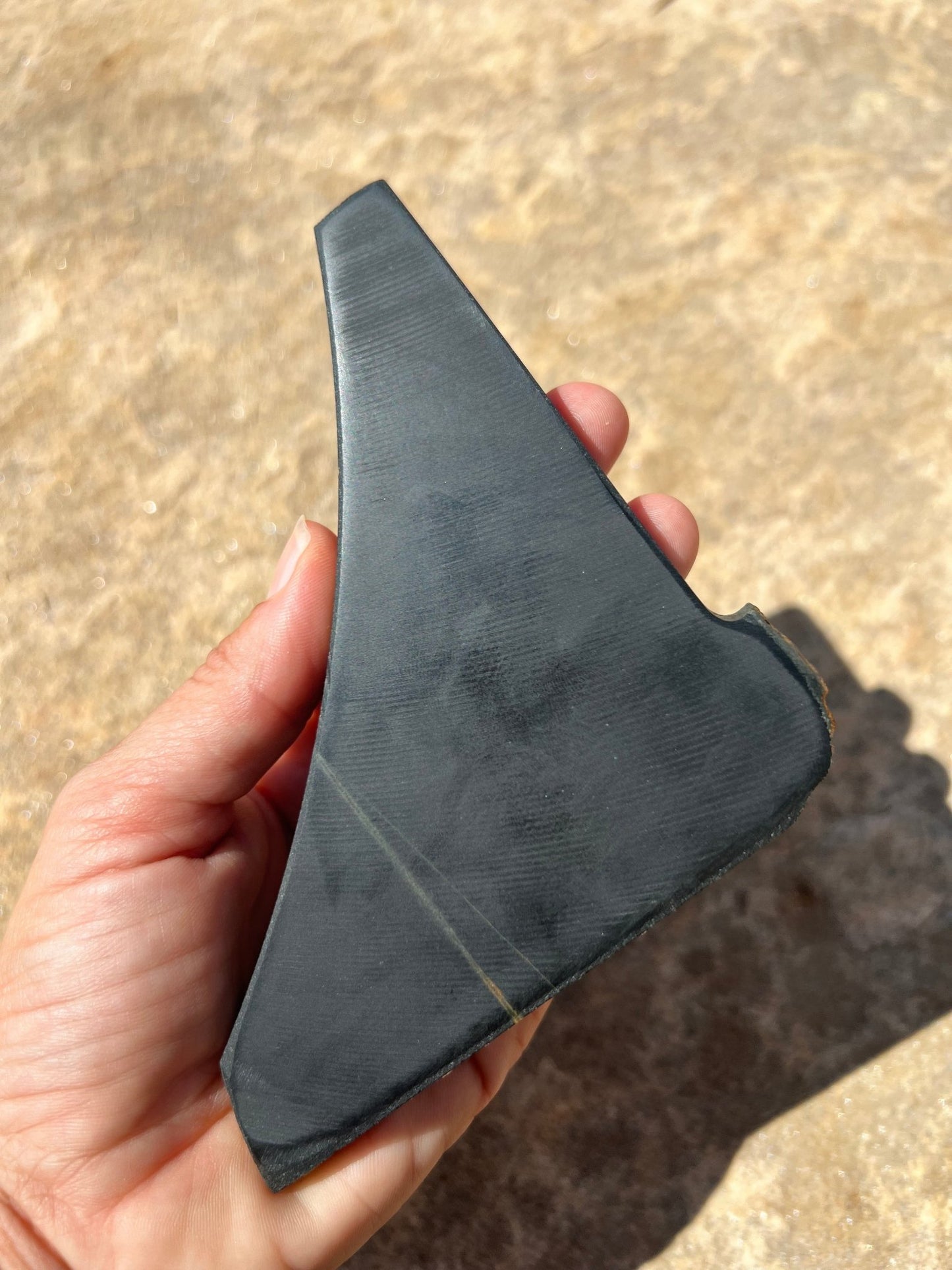 Australian Black Jade Slab 184g - Purple Door Alchemy