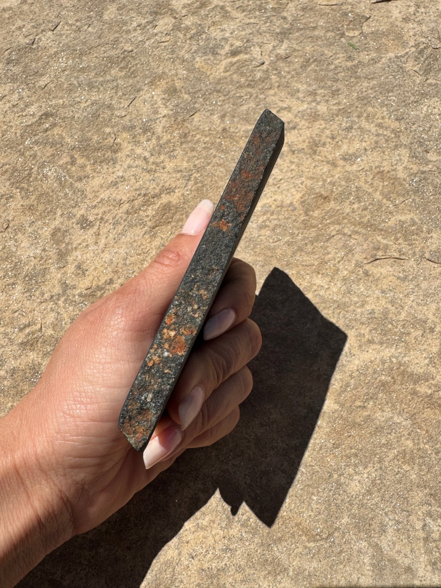 Australian Black Jade Slab 184g - Purple Door Alchemy