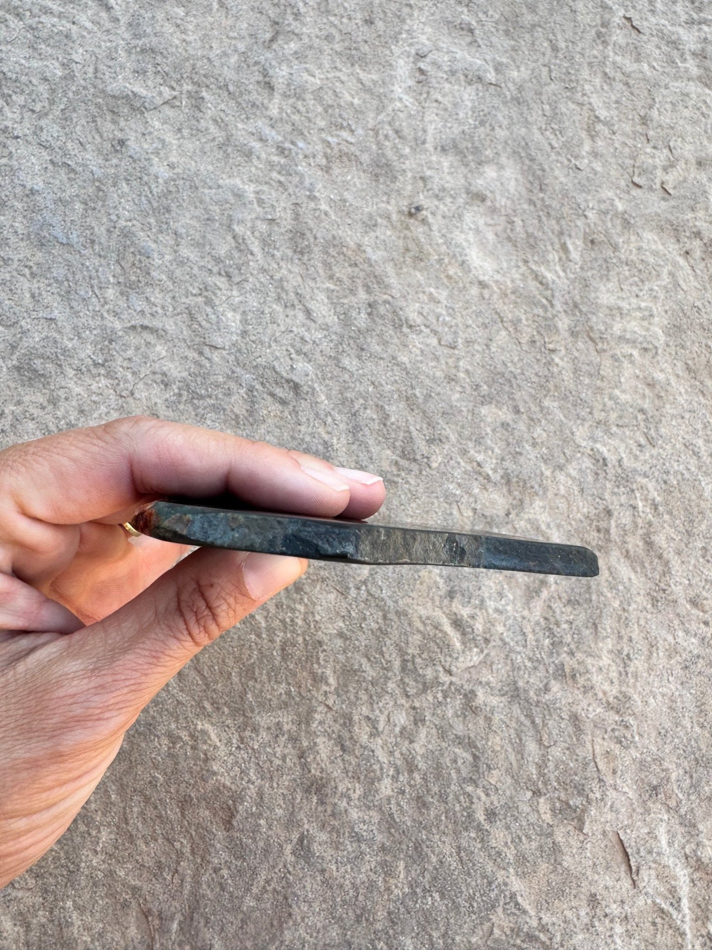 Australian Black Jade Slab 188g - Purple Door Alchemy