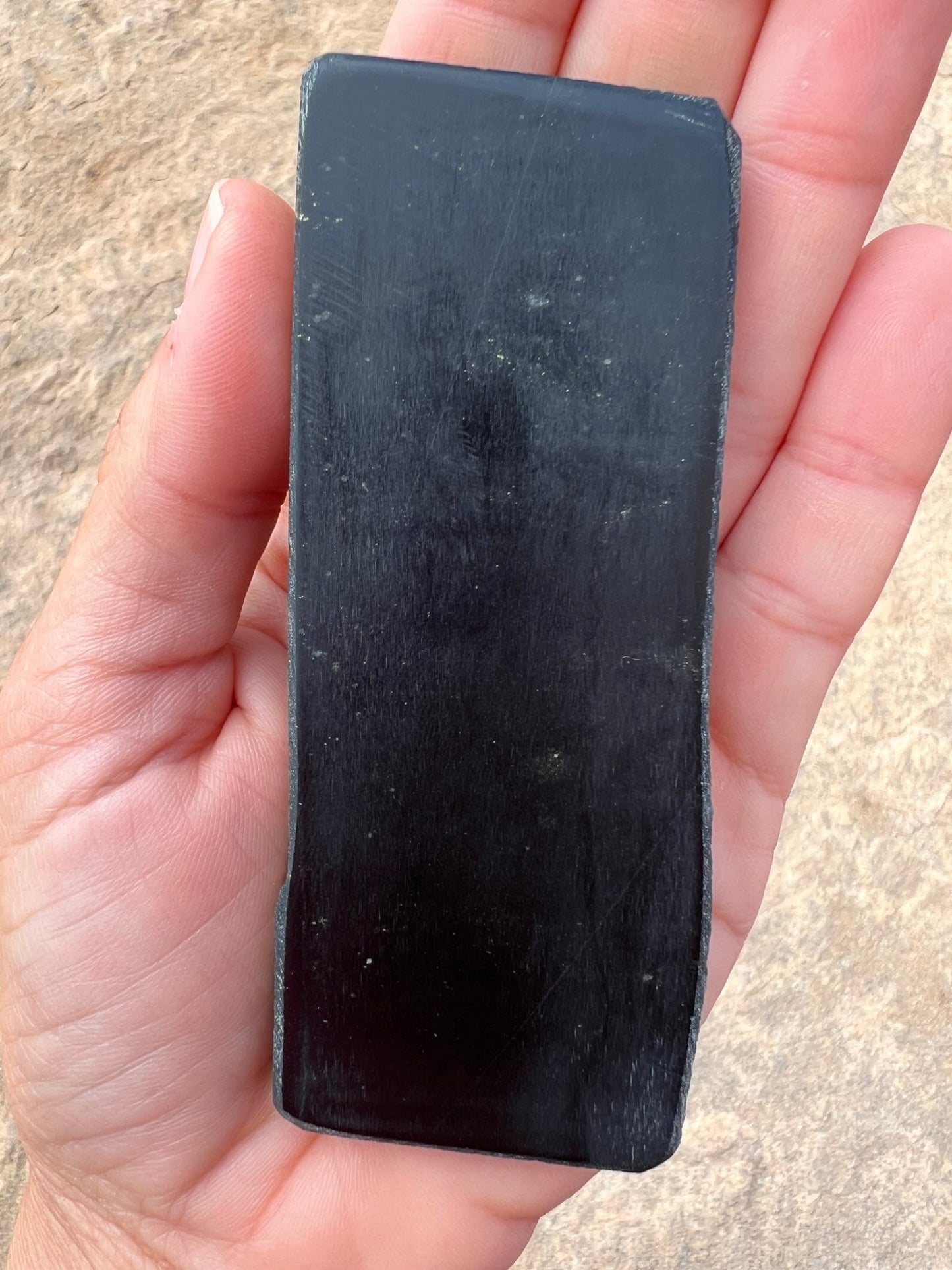 Australian Black Jade Slab 94g - Purple Door Alchemy