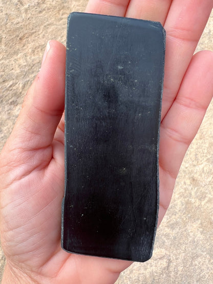 Australian Black Jade Slab 94g - Purple Door Alchemy