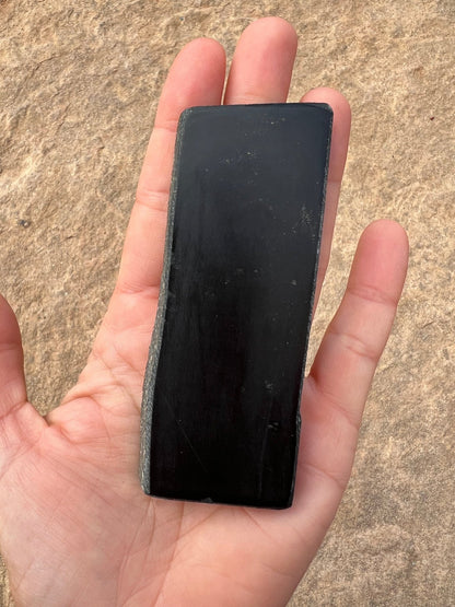 Australian Black Jade Slab 94g - Purple Door Alchemy