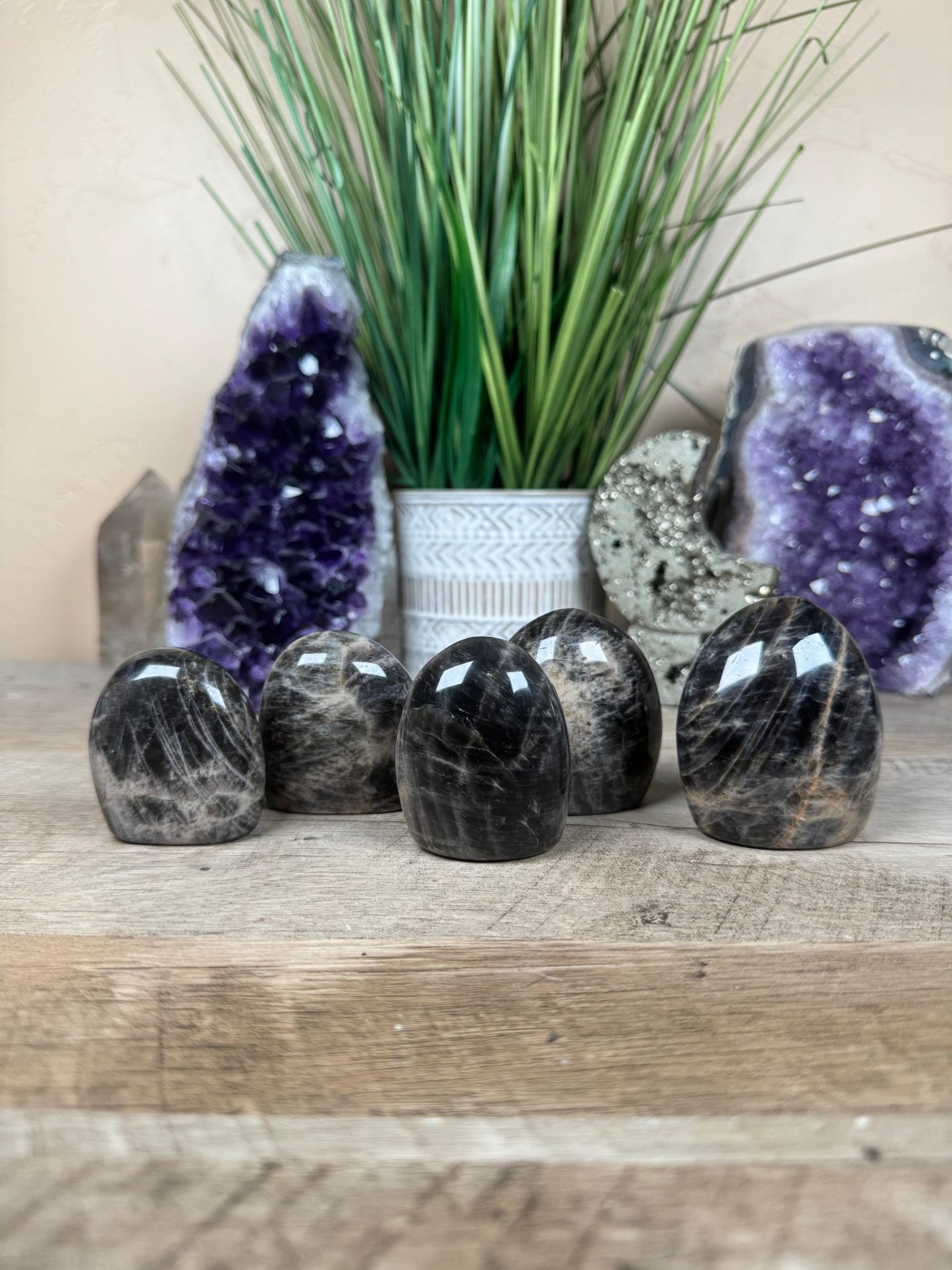 Black Moonstone Freeform - Purple Door Alchemy