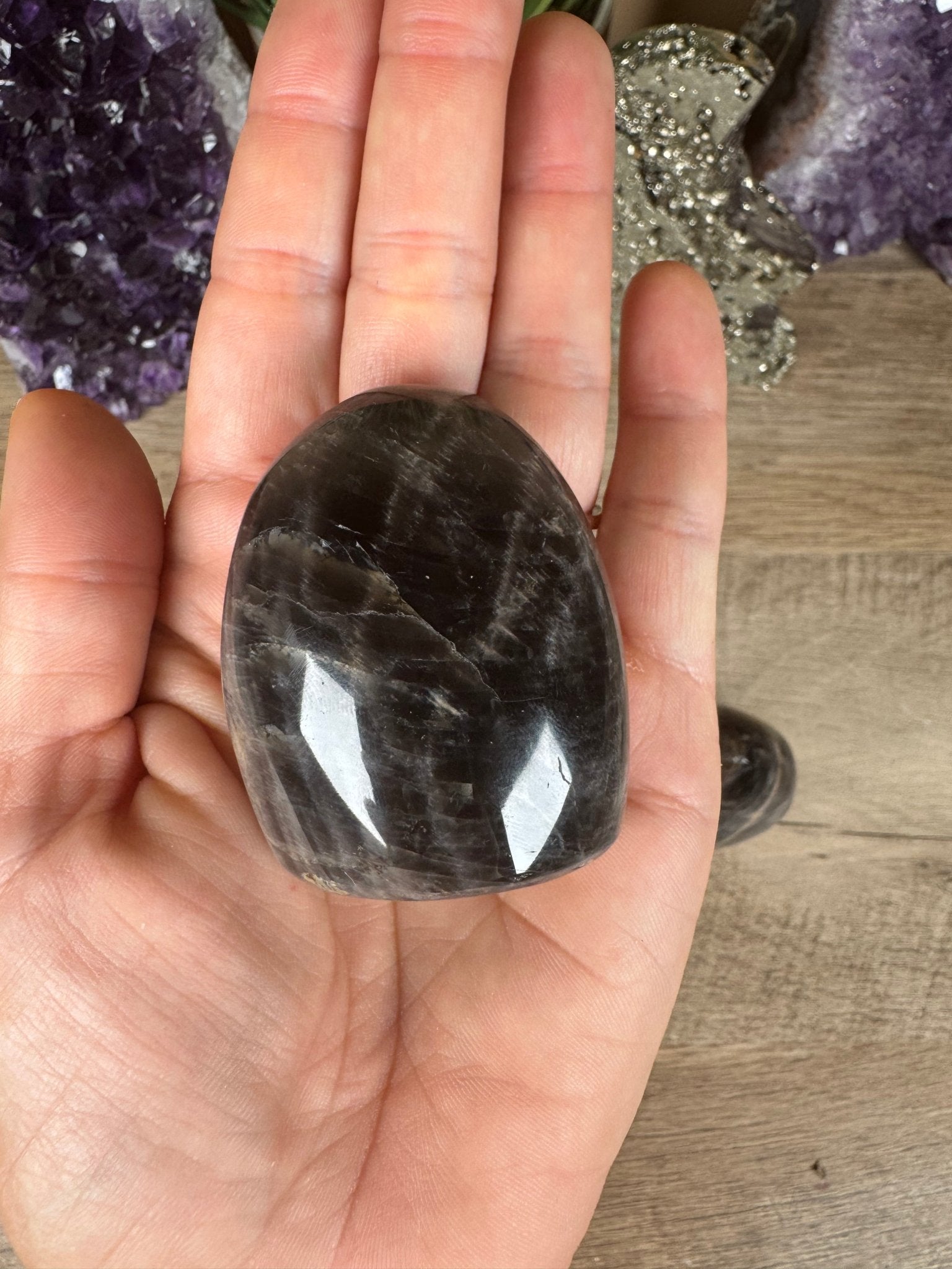 Black Moonstone Freeform - Purple Door Alchemy