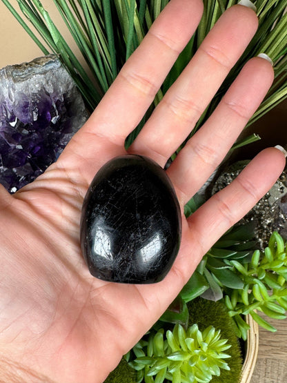 Black Tourmaline Freeform - Purple Door Alchemy