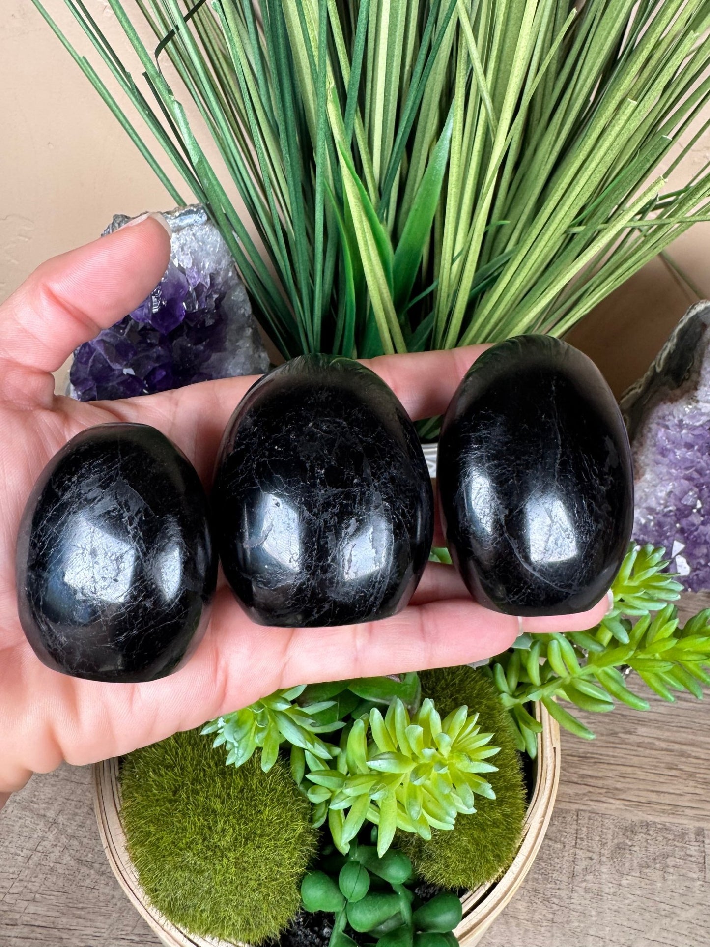 Black Tourmaline Freeform - Purple Door Alchemy