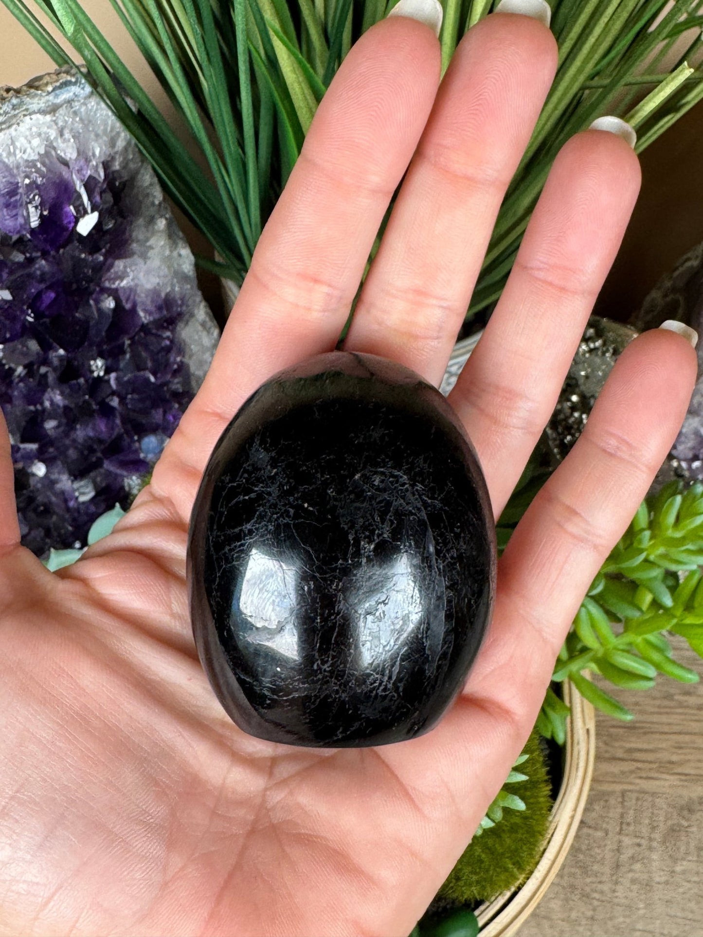 Black Tourmaline Freeform - Purple Door Alchemy