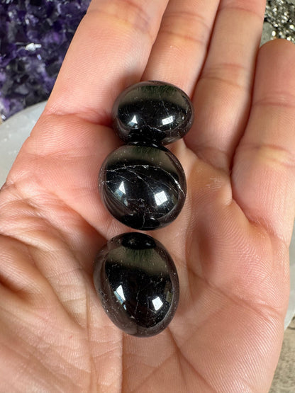 Black Tourmaline Tumble - Purple Door Alchemy