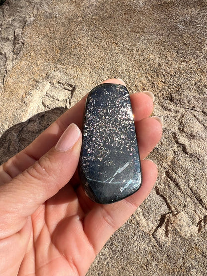 Bloodshot Iolite Sunstone Slab 28g - Purple Door Alchemy