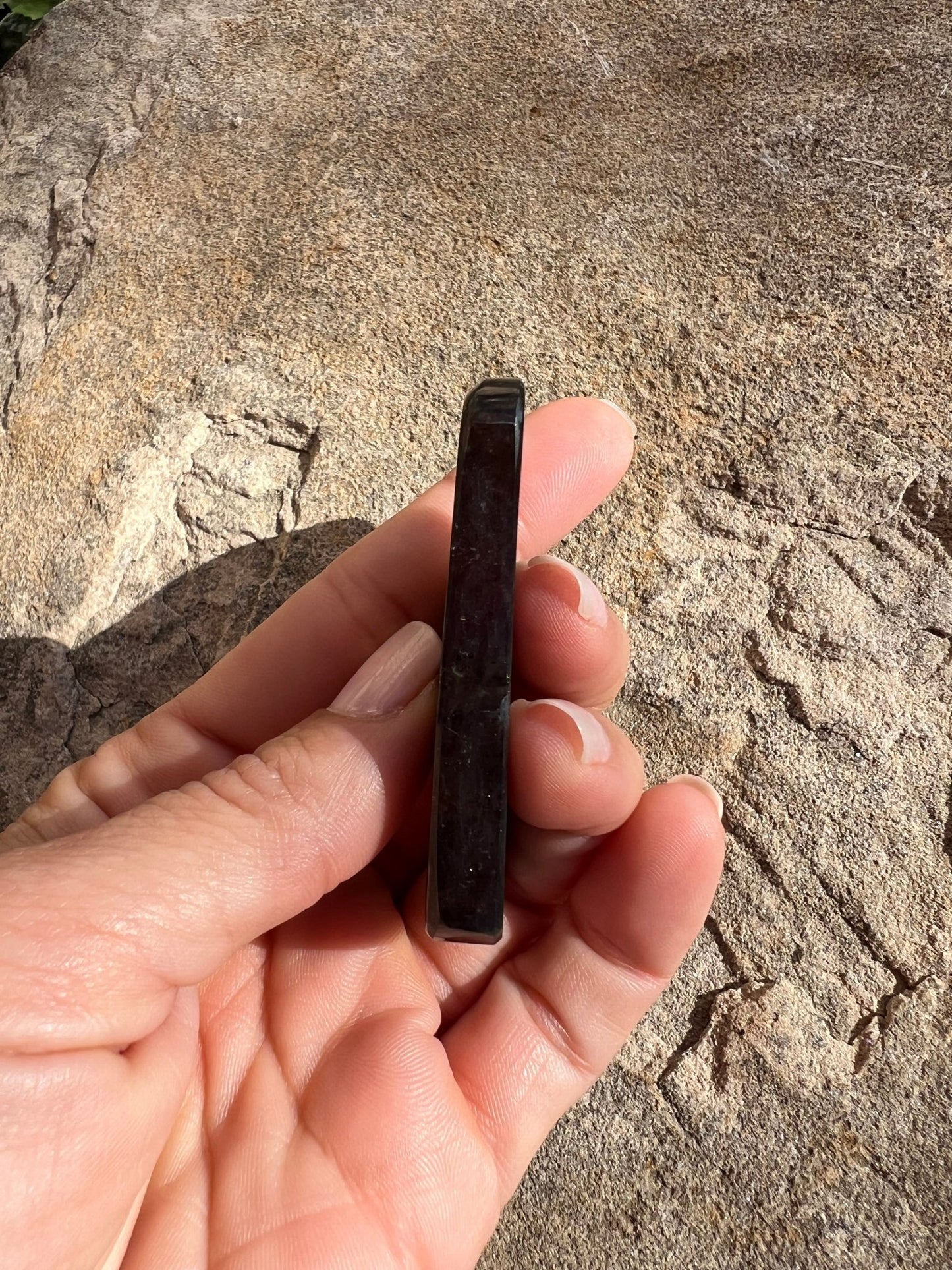 Bloodshot Iolite Sunstone Slab 28g - Purple Door Alchemy