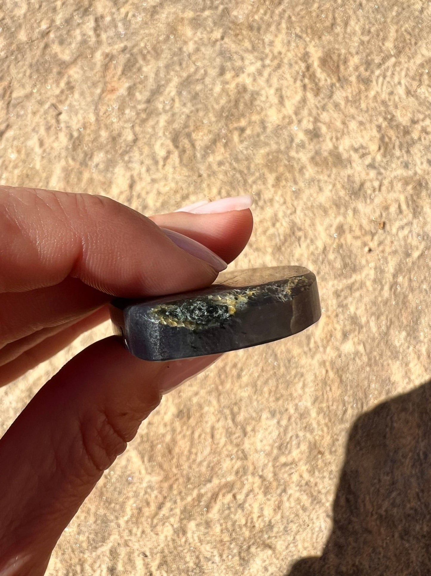 Bloodshot Iolite Sunstone Slab 32g - Purple Door Alchemy