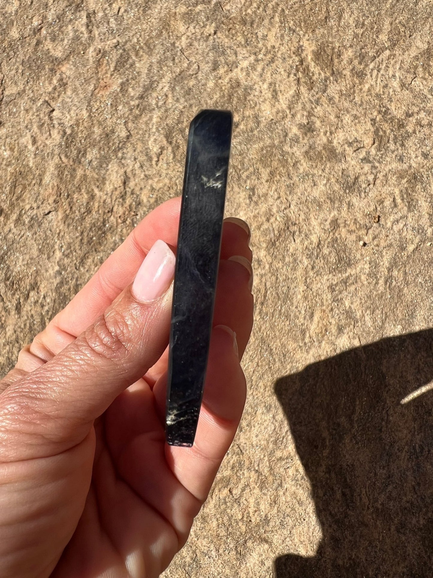 Bloodshot Iolite Sunstone Slab 32g - Purple Door Alchemy