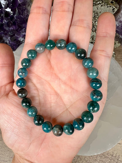Blue Apatite Bracelet - Purple Door Alchemy