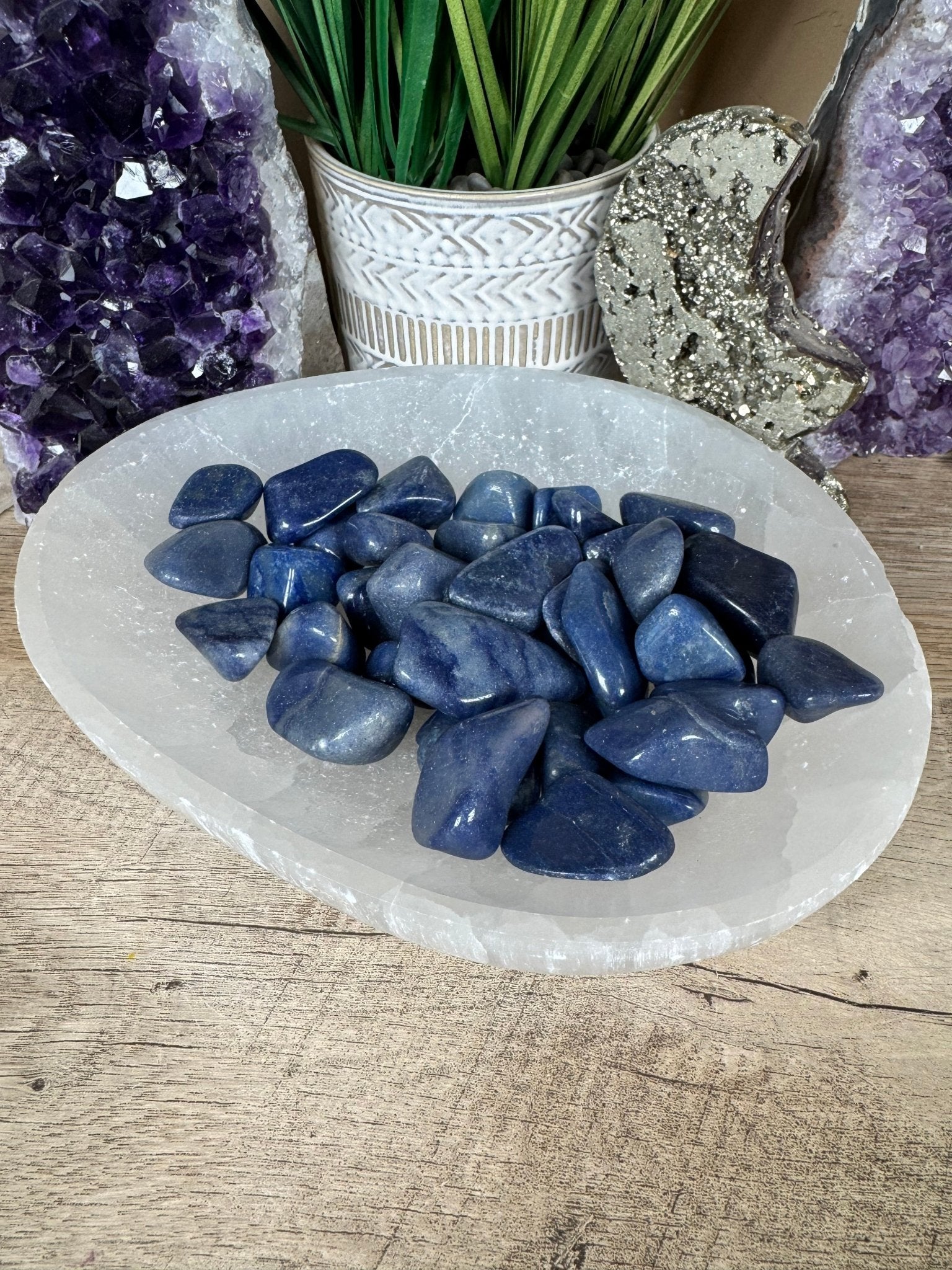 Blue Aventurine Tumble - Purple Door Alchemy