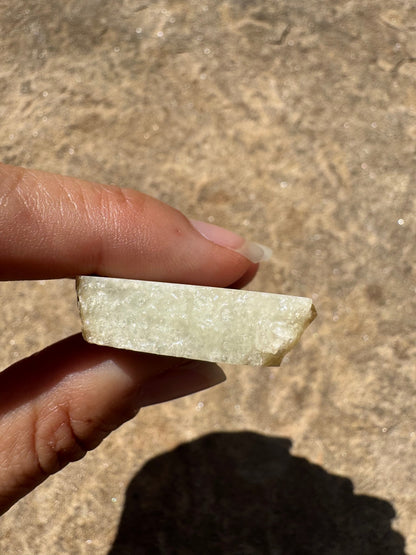 Blue Flash Moonstone Polished Slab 33g - Purple Door Alchemy