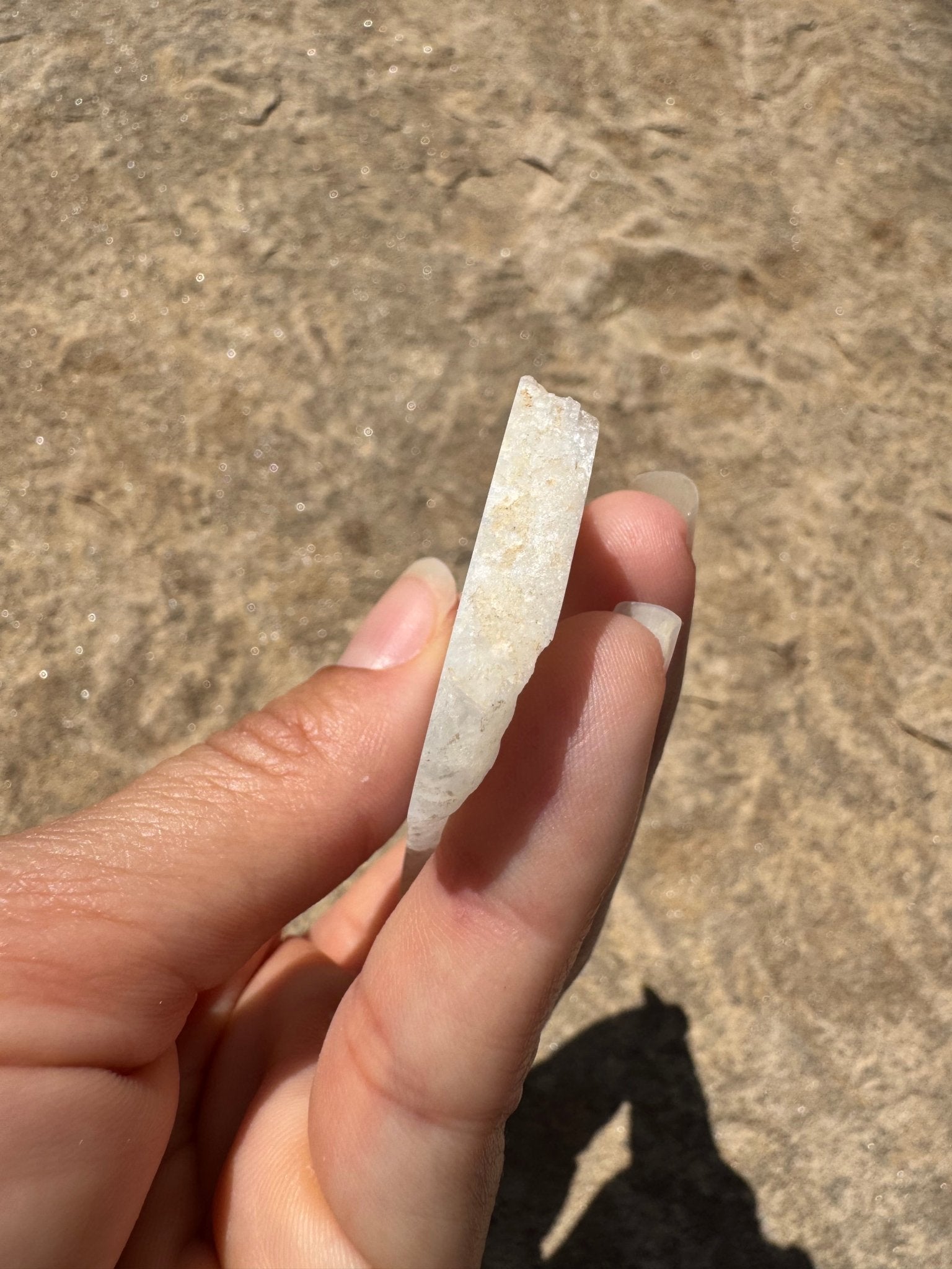 Blue Flash Moonstone Polished Slab 45g - Purple Door Alchemy