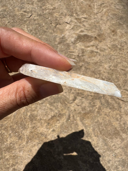 Blue Flash Moonstone Polished Slab 45g - Purple Door Alchemy