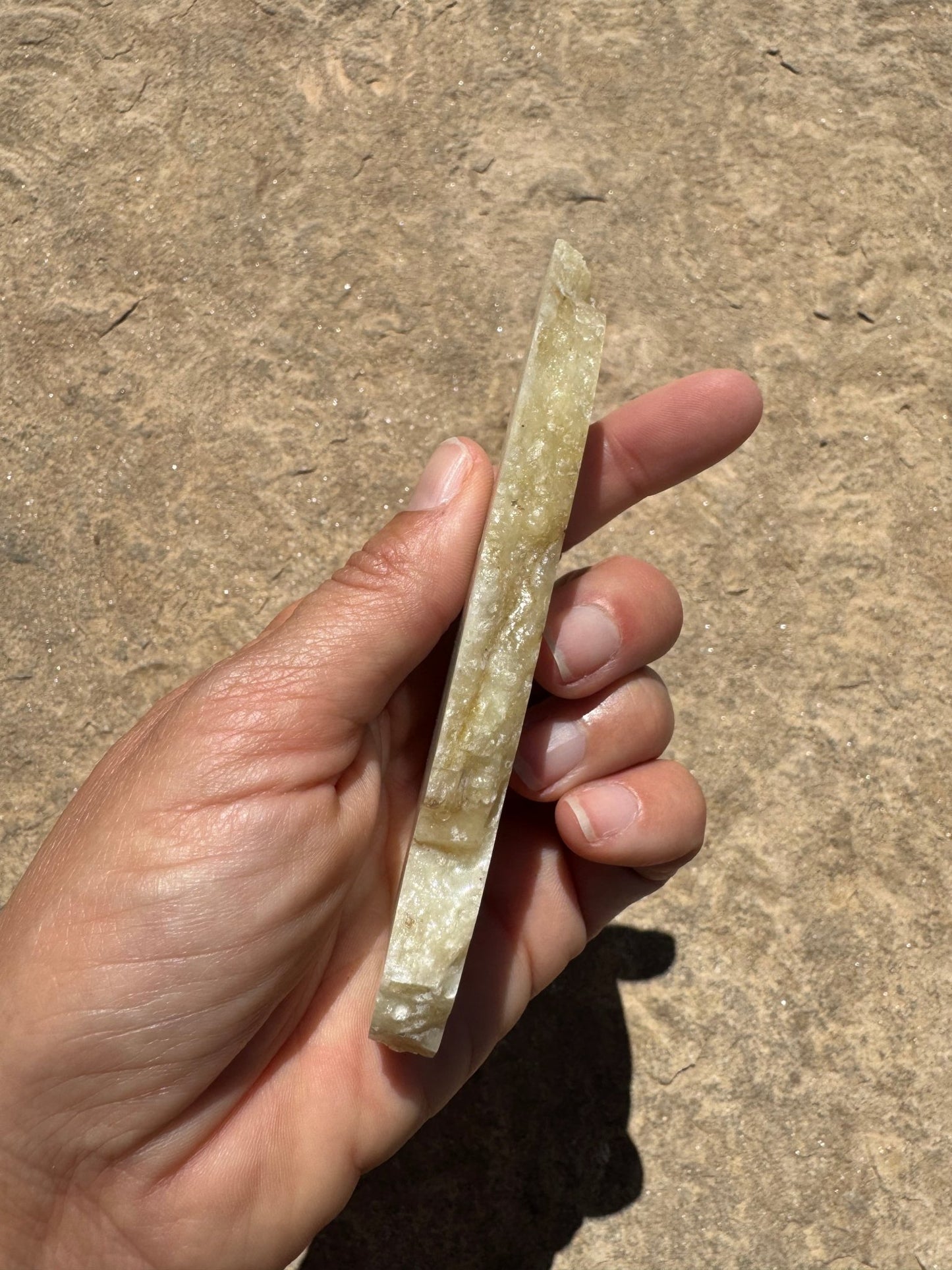 Blue Flash Moonstone Polished Slab 96g - Purple Door Alchemy