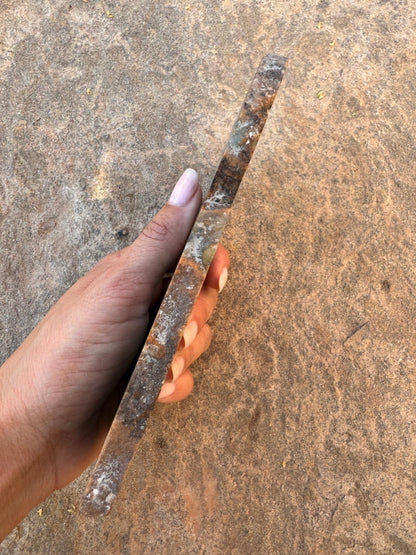 Blue Onyx Calcite Slab 309g - Purple Door Alchemy
