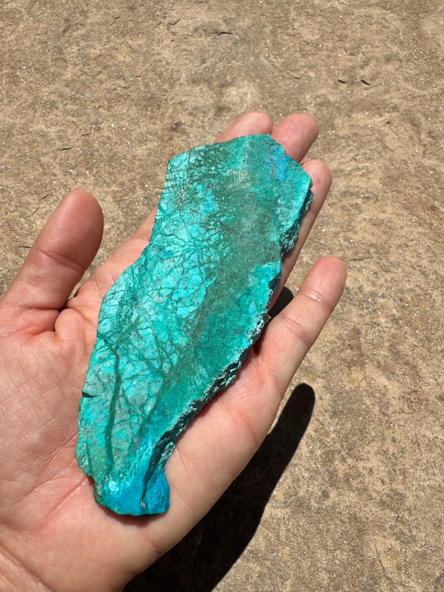 Blue River Chrysocolla Slab 105g - Purple Door Alchemy