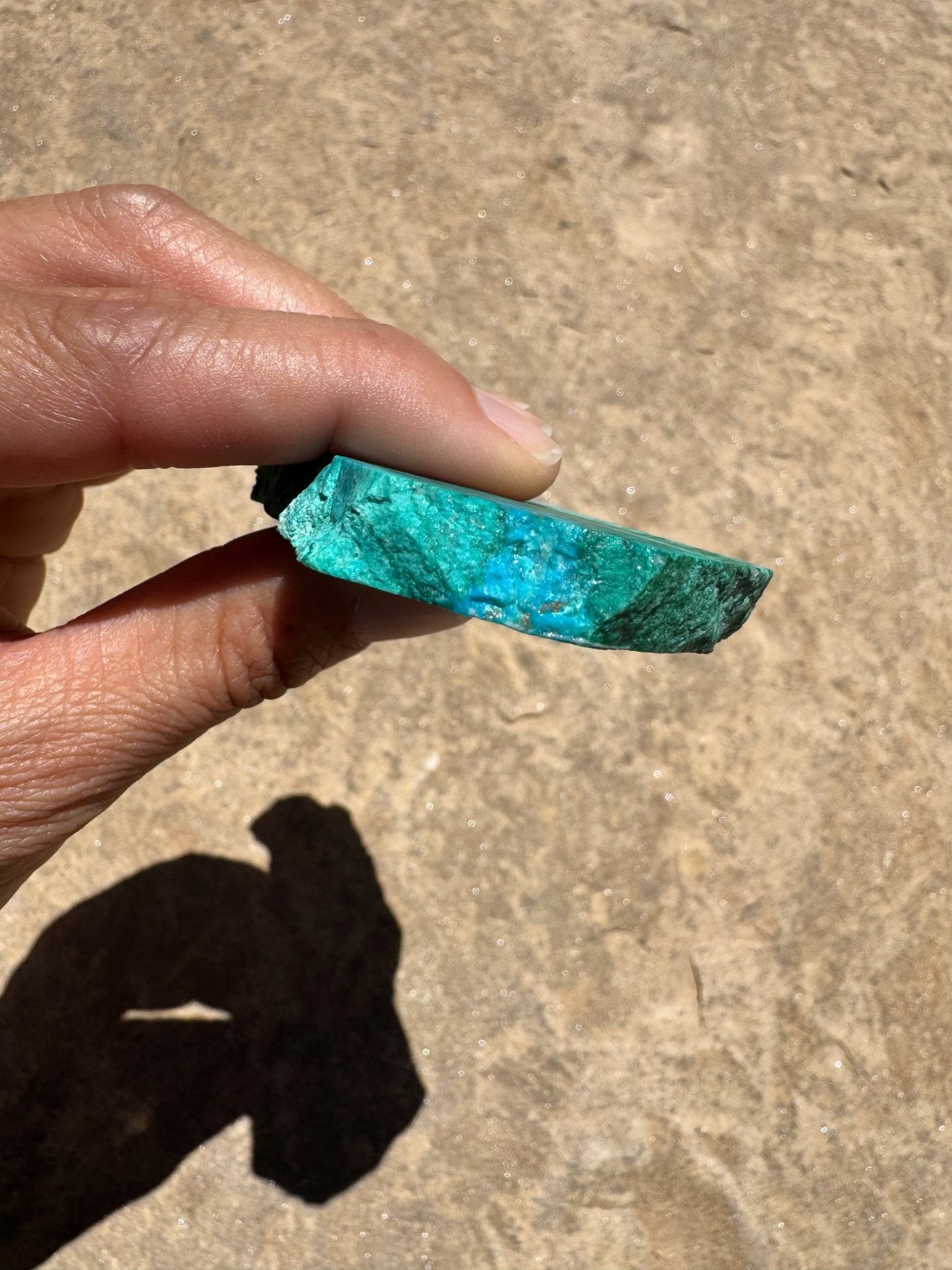 Blue River Chrysocolla Slab 105g - Purple Door Alchemy