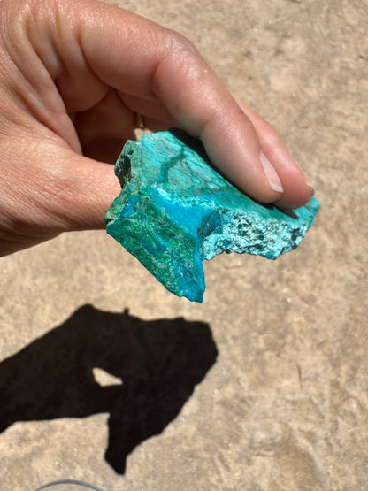 Blue River Chrysocolla Slab 105g - Purple Door Alchemy