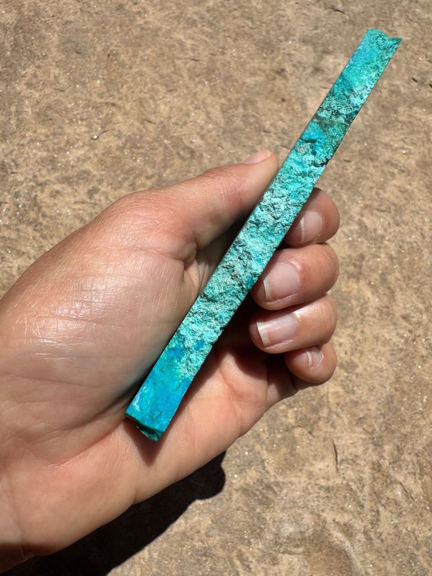 Blue River Chrysocolla Slab 105g - Purple Door Alchemy