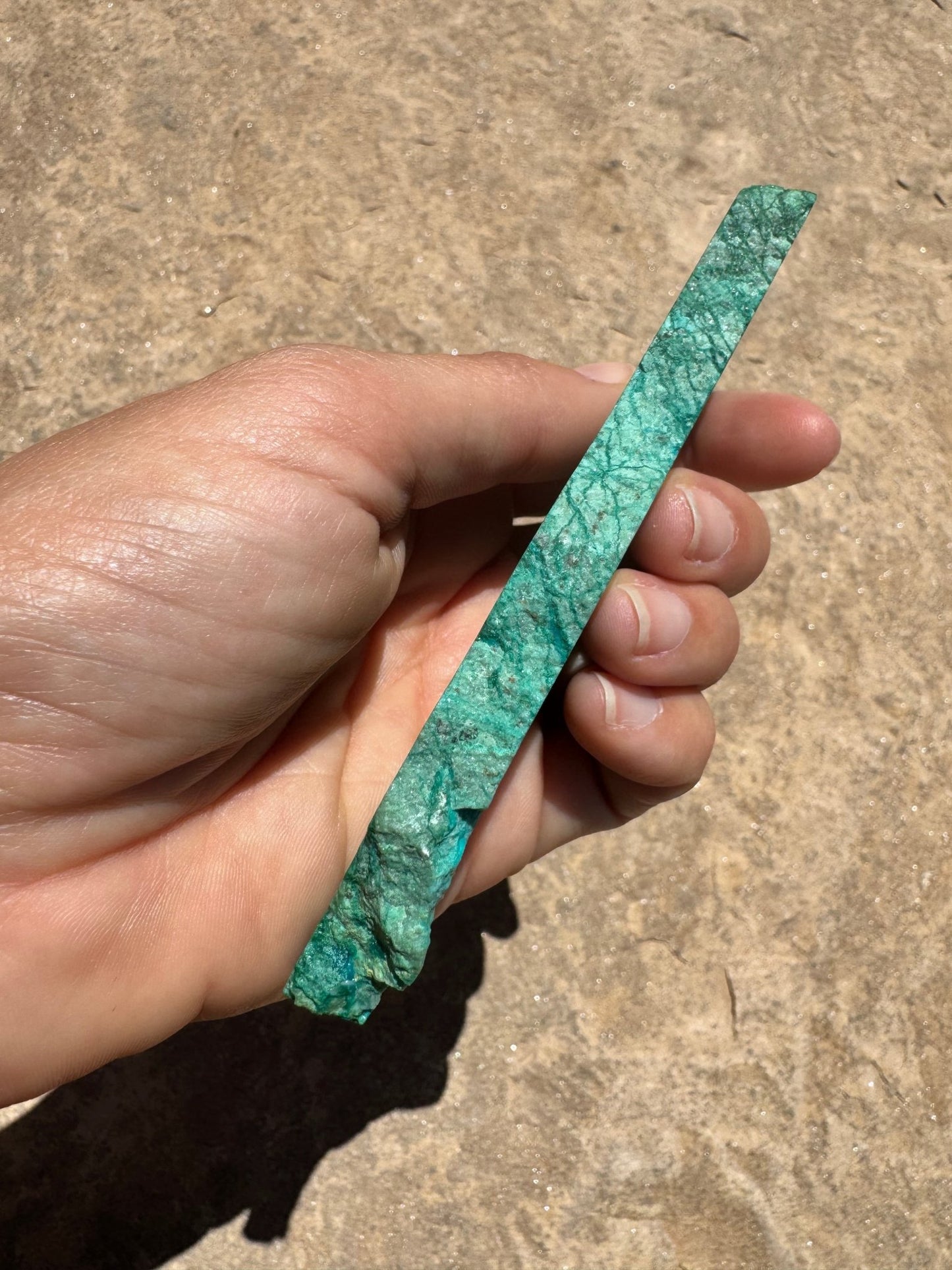 Blue River Chrysocolla Slab 105g - Purple Door Alchemy