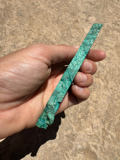 Blue River Chrysocolla Slab 105g - Purple Door Alchemy