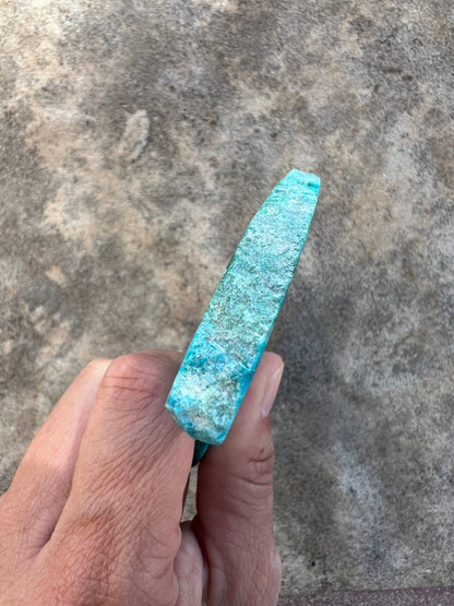 Blue River Chrysocolla Slab 144g - Purple Door Alchemy