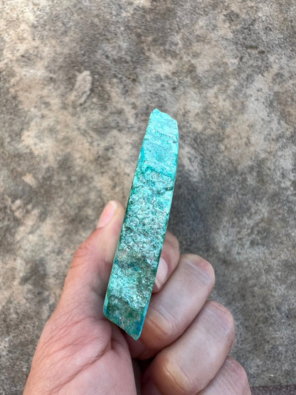 Blue River Chrysocolla Slab 144g - Purple Door Alchemy