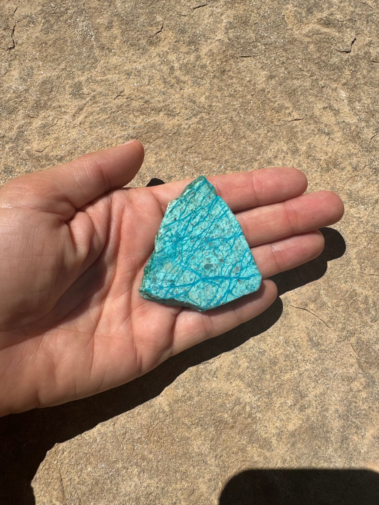Blue River Chrysocolla Slab 28g - Purple Door Alchemy