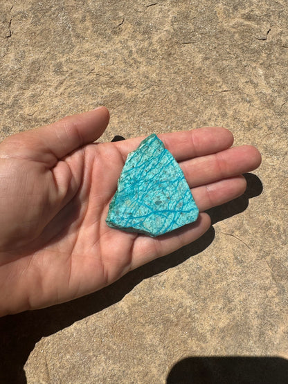 Blue River Chrysocolla Slab 28g - Purple Door Alchemy