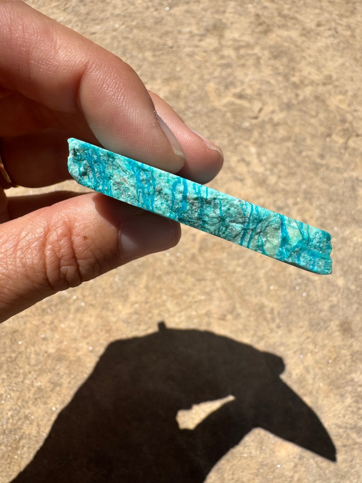 Blue River Chrysocolla Slab 28g - Purple Door Alchemy