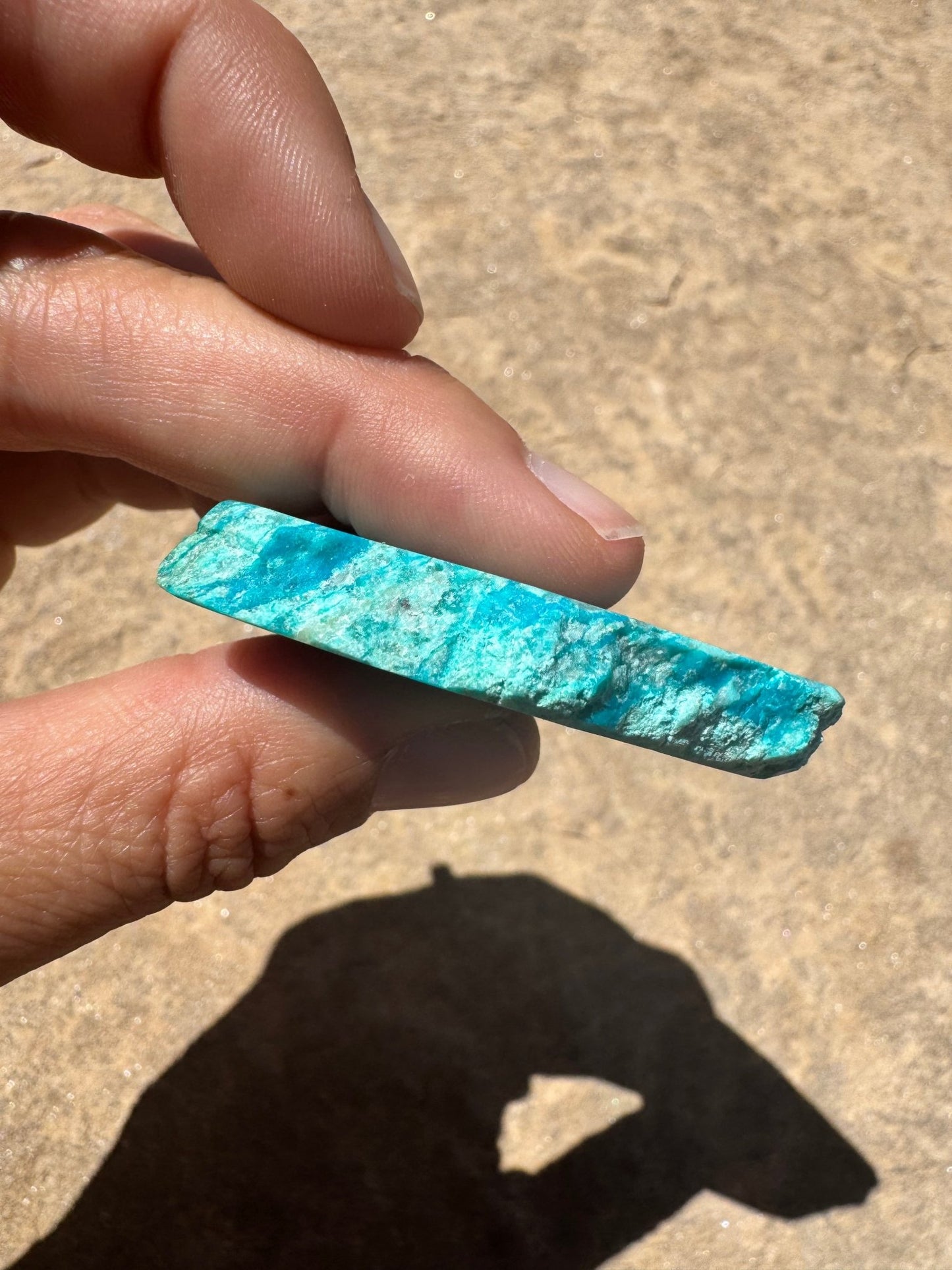 Blue River Chrysocolla Slab 28g - Purple Door Alchemy