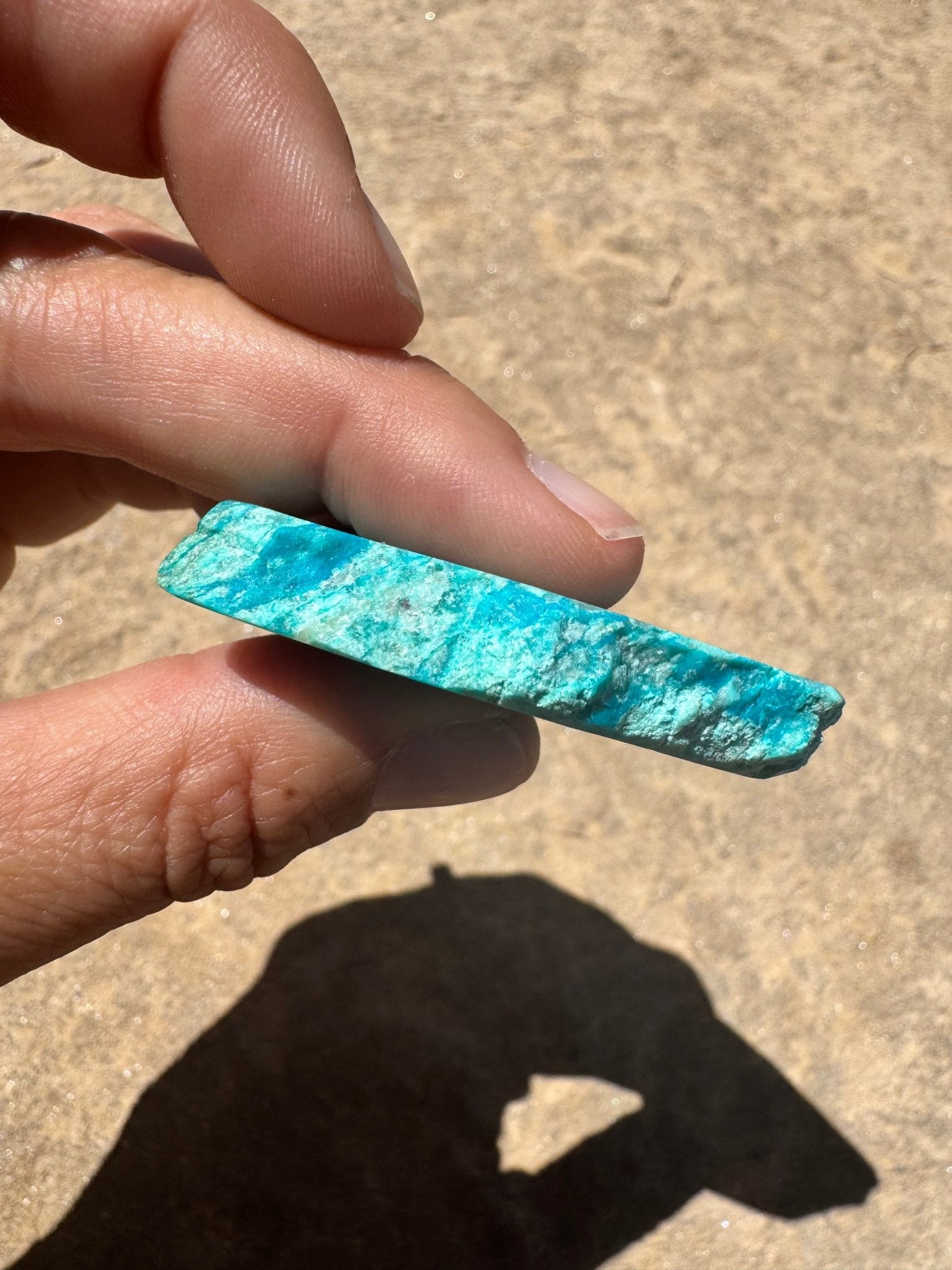 Blue River Chrysocolla Slab 28g - Purple Door Alchemy