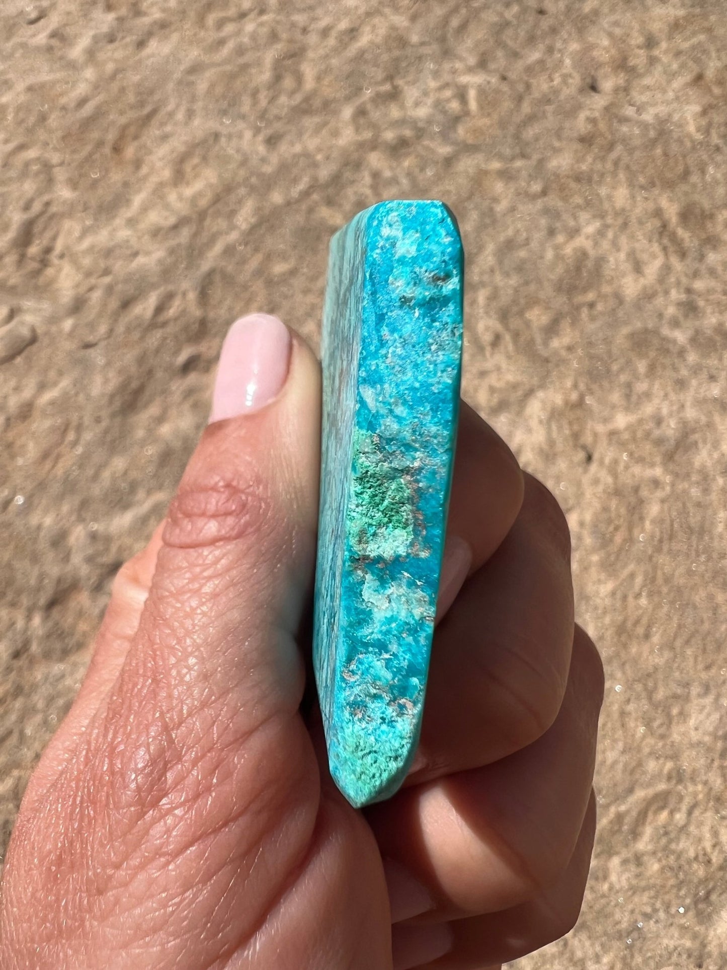 Blue River Chrysocolla Slab 28g - Purple Door Alchemy