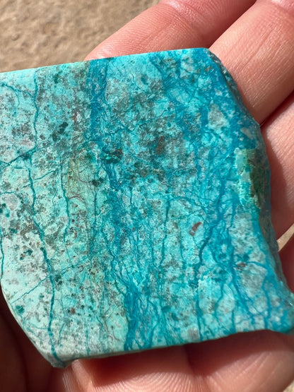 Blue River Chrysocolla Slab 28g - Purple Door Alchemy