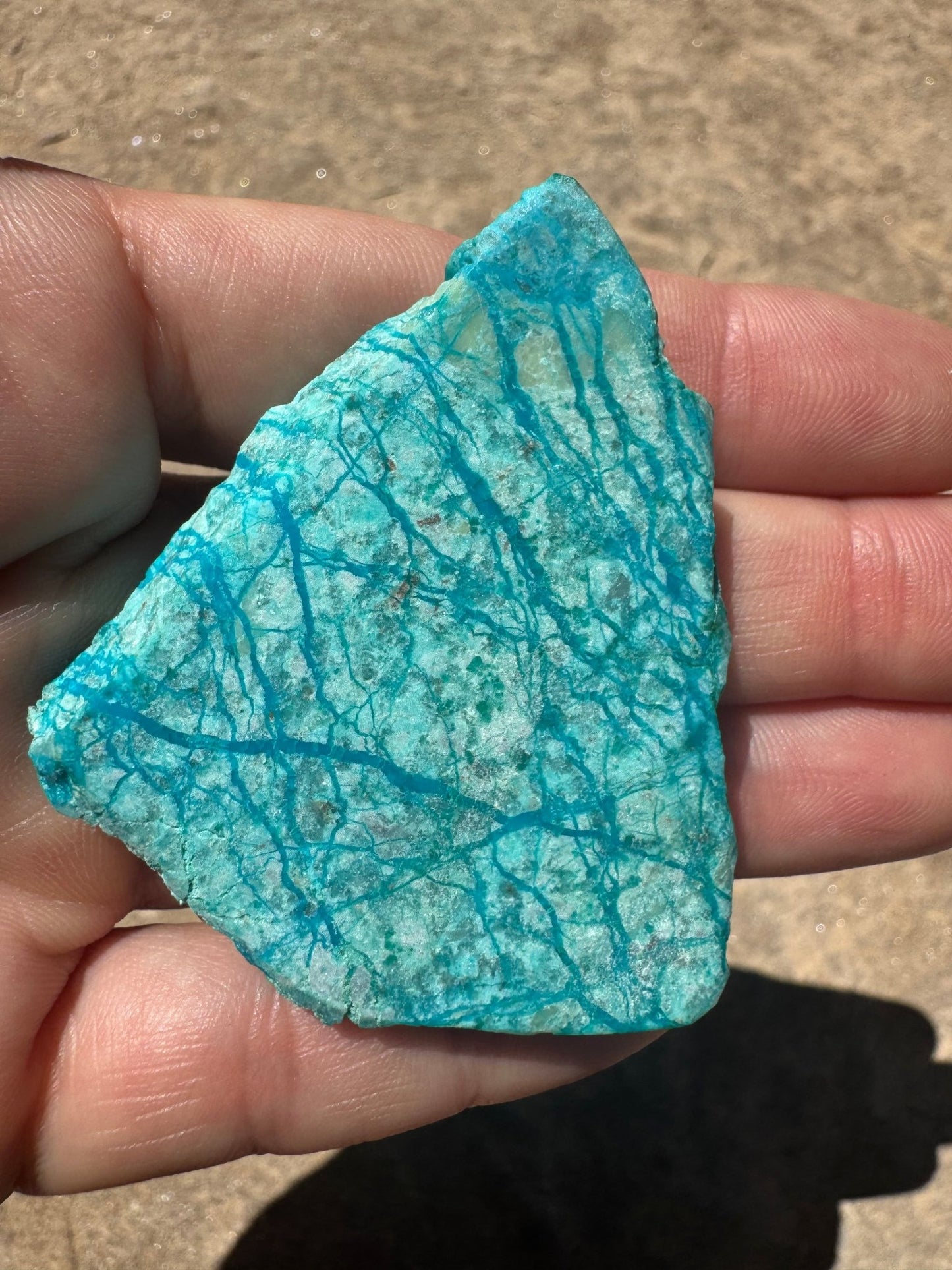 Blue River Chrysocolla Slab 28g - Purple Door Alchemy