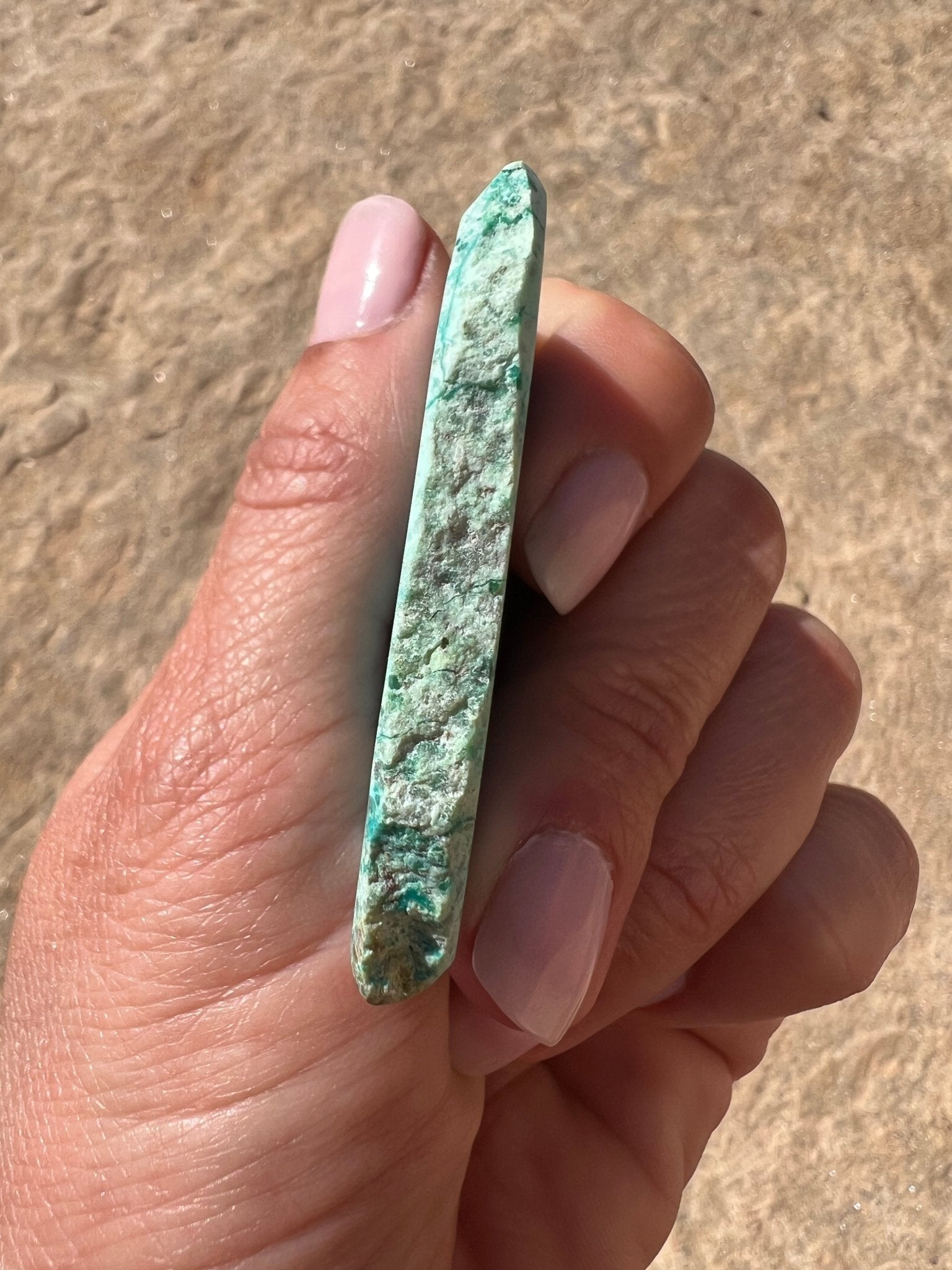 Blue River Chrysocolla Slab 28g - Purple Door Alchemy