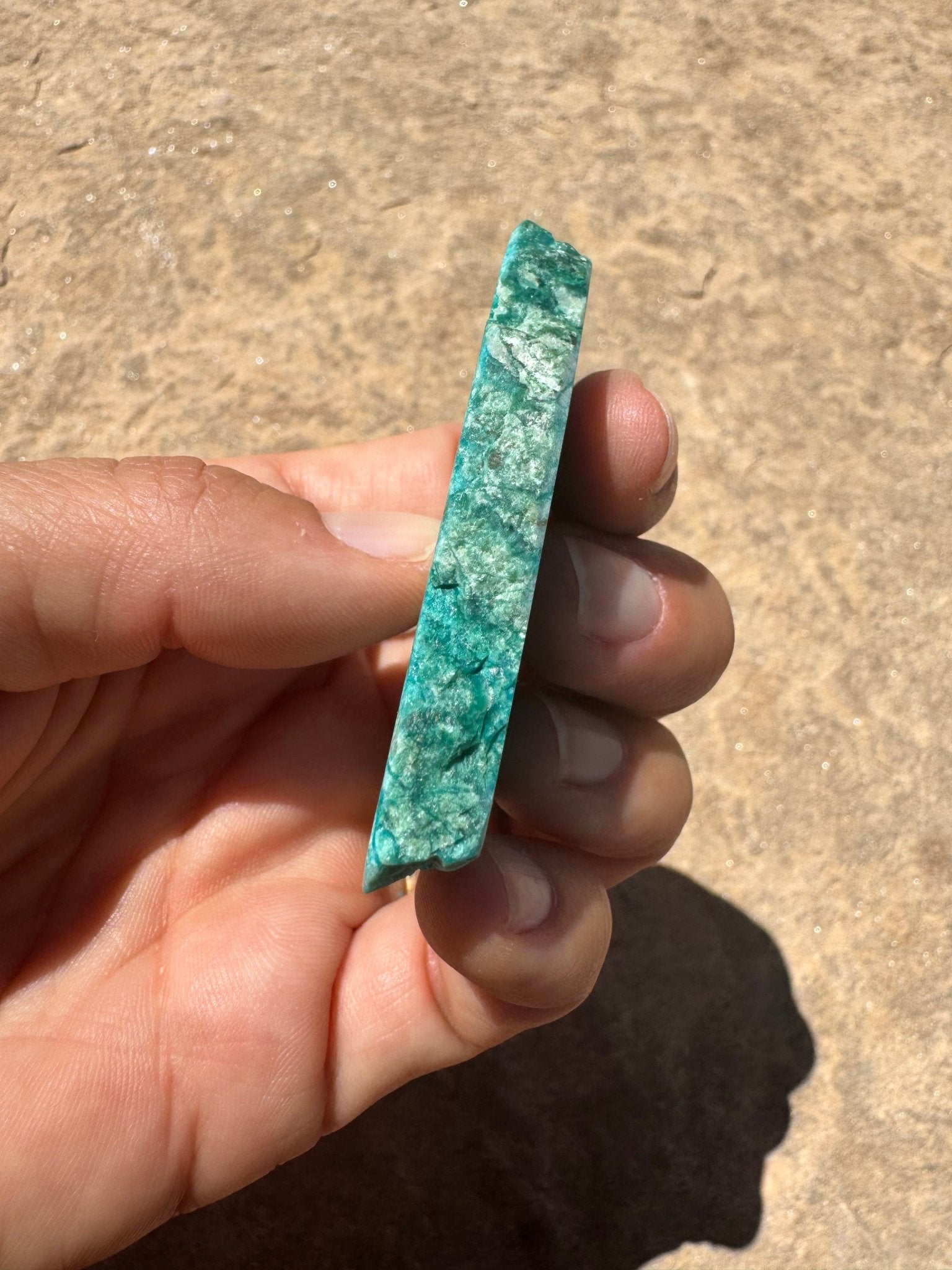 Blue River Chrysocolla Slab 28g - Purple Door Alchemy
