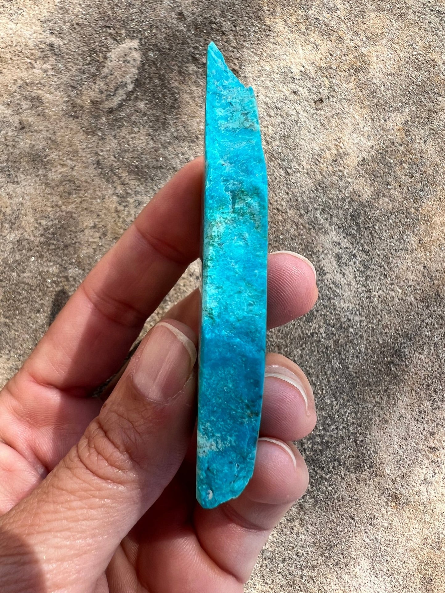 Blue River Chrysocolla Slab 34g - Purple Door Alchemy