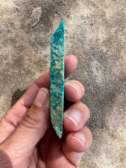 Blue River Chrysocolla Slab 34g - Purple Door Alchemy