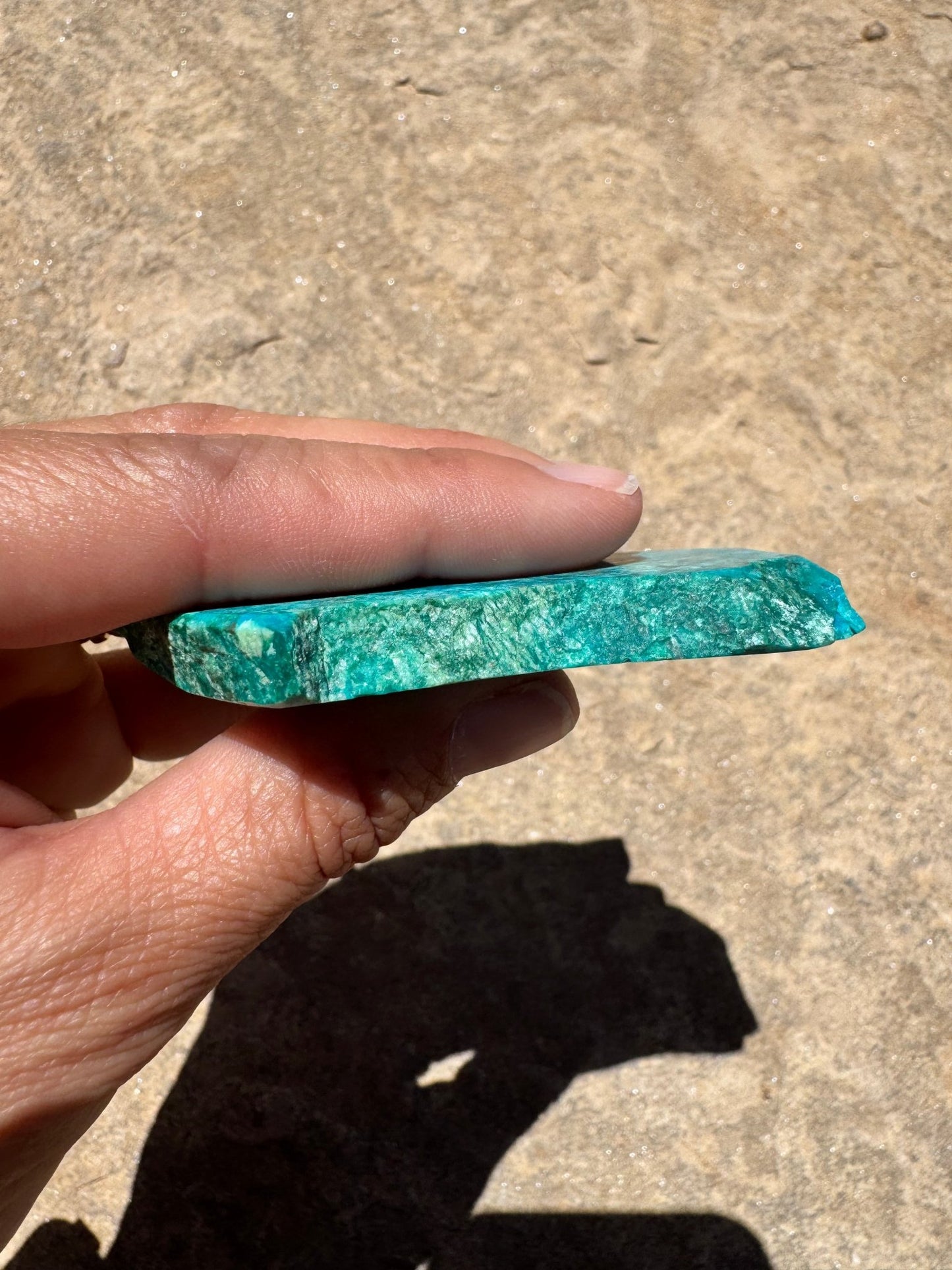 Blue River Chrysocolla Slab 49g - Purple Door Alchemy