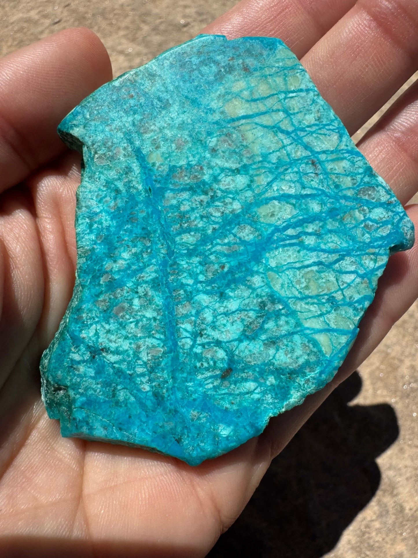 Blue River Chrysocolla Slab 49g - Purple Door Alchemy