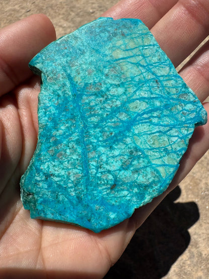 Blue River Chrysocolla Slab 49g - Purple Door Alchemy