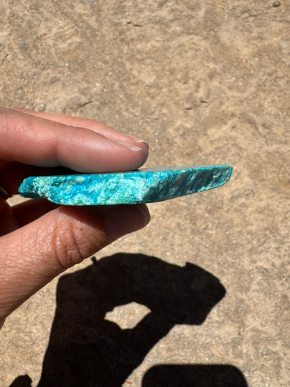 Blue River Chrysocolla Slab 49g - Purple Door Alchemy