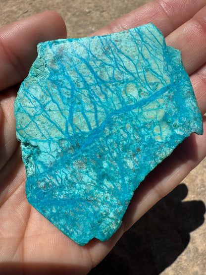 Blue River Chrysocolla Slab 49g - Purple Door Alchemy
