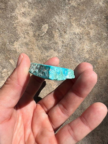 Blue River Chrysocolla Slab 52g - Purple Door Alchemy